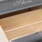 vidaXL - Schoenenkast - 50x28x58 - cm - paulowniahout - grijs