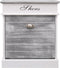 vidaXL - Schoenenkast - 50x28x58 - cm - paulowniahout - grijs