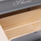 vidaXL - Schoenenkast - 50x28x58 - cm - paulowniahout - grijs