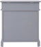 vidaXL - Schoenenkast - 50x28x58 - cm - paulowniahout - grijs