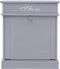 vidaXL - Schoenenkast - 50x28x58 - cm - paulowniahout - grijs