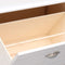 vidaXL - Schoenenkast - 50x28x58 - cm - paulowniahout - wit