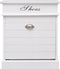 vidaXL - Schoenenkast - 50x28x58 - cm - paulowniahout - wit