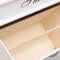 vidaXL - Schoenenkast - 50x28x58 - cm - paulowniahout - wit