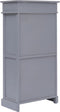 vidaXL - Schoenenkast - 50x28x98 - cm - paulowniahout - grijs