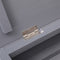 vidaXL - Schoenenkast - 50x28x98 - cm - paulowniahout - grijs