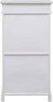 vidaXL - Schoenenkast - 50x28x98 - cm - paulowniahout - wit