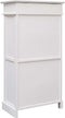 vidaXL - Schoenenkast - 50x28x98 - cm - paulowniahout - wit