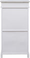 vidaXL - Schoenenkast - 50x28x98 - cm - paulowniahout - wit