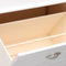 vidaXL - Schoenenkast - 50x28x98 - cm - paulowniahout - wit