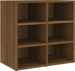 vidaXL - Schoenenkast - 52,5x30x50 - cm - bruin - eikenkleur
