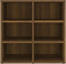 vidaXL - Schoenenkast - 52,5x30x50 - cm - bruin - eikenkleur