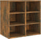 vidaXL - Schoenenkast - 52,5x30x50 - cm - gerookt - eikenkleurig