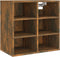 vidaXL - Schoenenkast - 52,5x30x50 - cm - gerookt - eikenkleurig