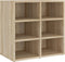 vidaXL - Schoenenkast - 52,5x30x50 - cm - sonoma - eikenkleurig