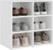 vidaXL - Schoenenkast - 52,5x30x50 - cm - wit