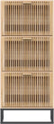 vidaXL - Schoenenkast - 52x25x120 - cm - bewerkt - hout