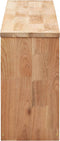 vidaXL - Schoenenkast - 55x20x104 - cm - massief - walnotenhout