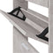 vidaXL - Schoenenkast - 59x17x108 - cm - bewerkt - hout - betongrijs
