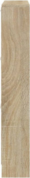 vidaXL - Schoenenkast - 59x17x108 - cm - bewerkt - hout - eikenkleurig
