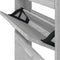 vidaXL - Schoenenkast - 59x17x108 - cm - bewerkt - hout - grijs - sonoma