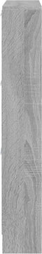 vidaXL - Schoenenkast - 59x17x108 - cm - bewerkt - hout - grijs - sonoma