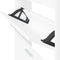 vidaXL - Schoenenkast - 59x17x108 - cm - bewerkt - hout - wit