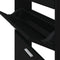 vidaXL - Schoenenkast - 59x17x108 - cm - bewerkt - hout - zwart
