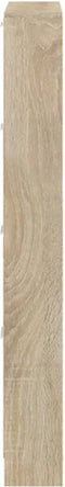 vidaXL - Schoenenkast - 59x17x150 - cm - bewerkt - hout - eikenkleurig