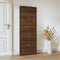 vidaXL - Schoenenkast - 59x17x169 - cm - bewerkt - hout - bruin - eikenkleur