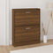 vidaXL - Schoenenkast - 59x17x169 - cm - bewerkt - hout - hoogglans - wit