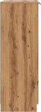 vidaXL - Schoenenkast - 59x35x100,5 - cm - bewerkt - hout - artisanaal - eikenkleur
