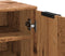 vidaXL - Schoenenkast - 59x35x100,5 - cm - bewerkt - hout - oud - houtkleurig