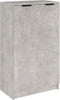 vidaXL - Schoenenkast - 59x35x100 - cm - bewerkt - hout - betongrijs