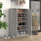 vidaXL - Schoenenkast - 59x35x100 - cm - bewerkt - hout - betongrijs