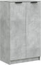 vidaXL - Schoenenkast - 59x35x100 - cm - bewerkt - hout - betongrijs