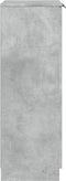 vidaXL - Schoenenkast - 59x35x100 - cm - bewerkt - hout - betongrijs