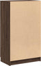 vidaXL - Schoenenkast - 59x35x100 - cm - bewerkt - hout - bruin - eikenkleur