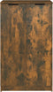 vidaXL - Schoenenkast - 59x35x100 - cm - bewerkt - hout - gerookt - eikenkleurig