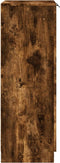 vidaXL - Schoenenkast - 59x35x100 - cm - bewerkt - hout - gerookt - eikenkleurig