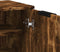 vidaXL - Schoenenkast - 59x35x100 - cm - bewerkt - hout - gerookt - eikenkleurig