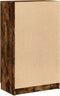 vidaXL - Schoenenkast - 59x35x100 - cm - bewerkt - hout - gerookt - eikenkleurig