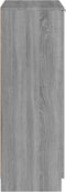 vidaXL - Schoenenkast - 59x35x100 - cm - bewerkt - hout - grijs - sonoma - eikenkleur