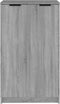 vidaXL - Schoenenkast - 59x35x100 - cm - bewerkt - hout - grijs - sonoma - eikenkleur