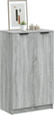 vidaXL - Schoenenkast - 59x35x100 - cm - bewerkt - hout - grijs - sonoma - eikenkleur