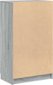 vidaXL - Schoenenkast - 59x35x100 - cm - bewerkt - hout - grijs - sonoma - eikenkleur