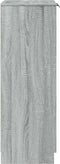 vidaXL - Schoenenkast - 59x35x100 - cm - bewerkt - hout - grijs - sonoma - eikenkleur