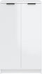 vidaXL - Schoenenkast - 59x35x100 - cm - bewerkt - hout - hoogglans - wit