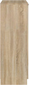 vidaXL - Schoenenkast - 59x35x100 - cm - bewerkt - hout - sonoma - eikenkleurig