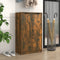 vidaXL - Schoenenkast - 59x35x100 - cm - bewerkt - hout - sonoma - eikenkleurig